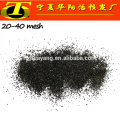 Purifying water chemical activated carbon black charcoal